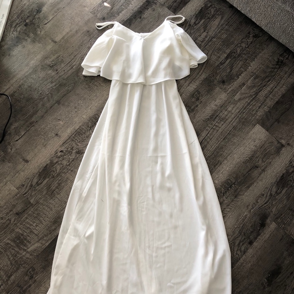 Nasty Gal Cold Shoulder Maxi Dress Size 2